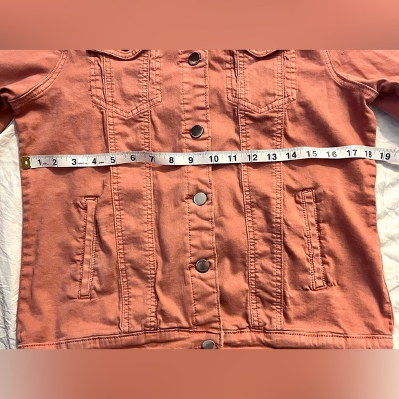 Coco+Carmen Women's Pink Cotton Blend Jacket Size S/M - Picture 8 of 15